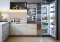 餐边柜冰箱房间门一体化设计，打造完美厨房空间