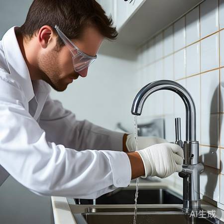 检查水管连接,防漏。