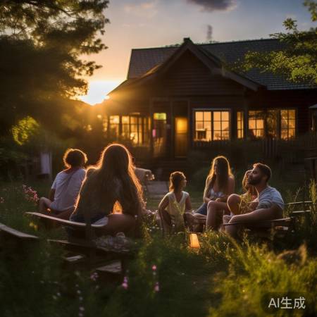 夏夜虫鸣,星空美极