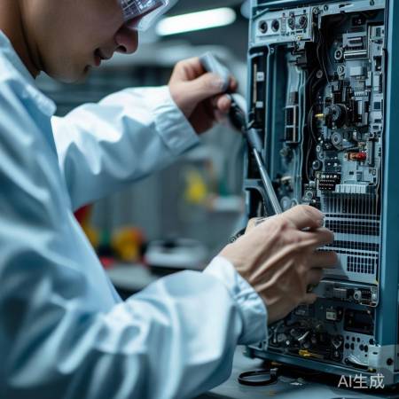 操作前关电源，小心拆装