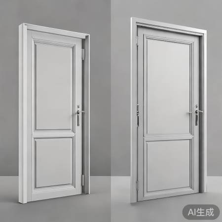 防盗门厚重，公交门轻薄