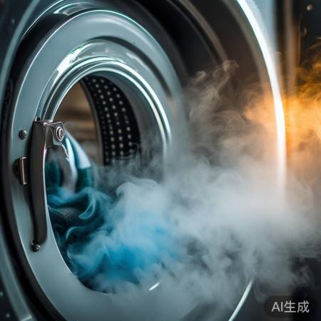 洗衣机盖微开，香氛四溢