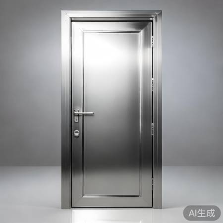 “不锈钢防盗门，安全又美观”