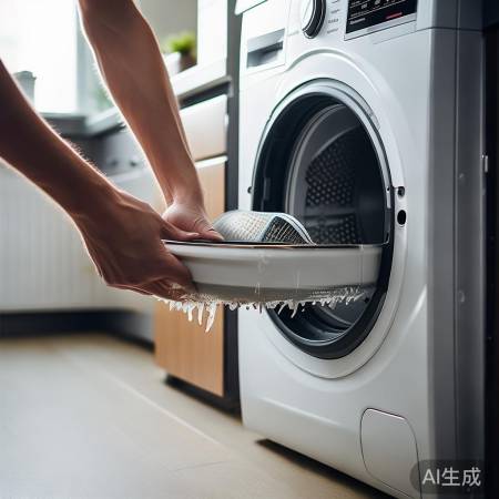 检查洗衣机滤网清洁