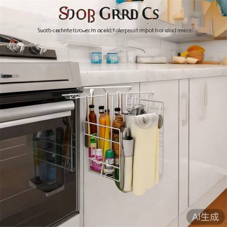 “软胶挂钩,厨房好帮手”