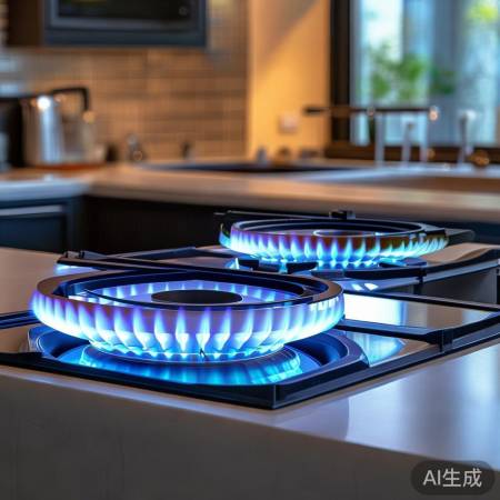 美的燃气灶0330：四环火设计