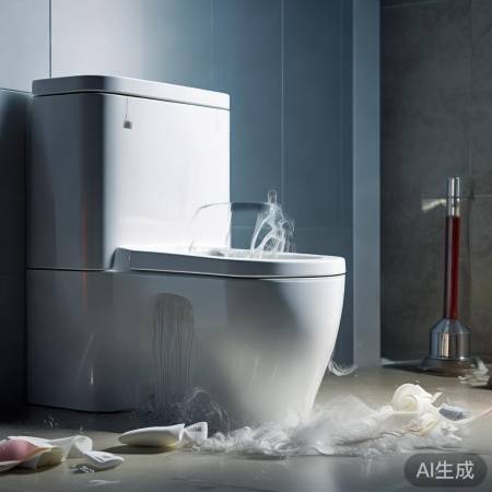 “智能马桶勿入异物”