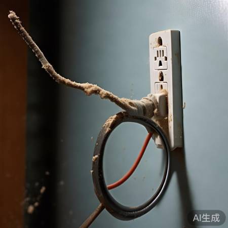 插座接触不良，漏电风险。