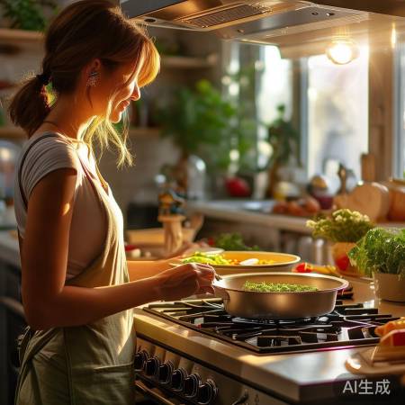 “万洲燃气灶：品质生活新选择”