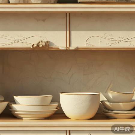 温馨碗柜，家居风景