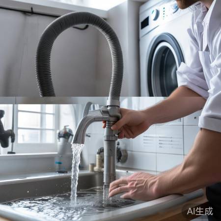 选择进水管,水底试验定高度