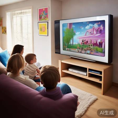 适合儿童视线的电视