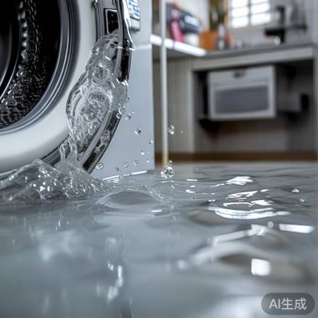 洗衣机内部积水隐患