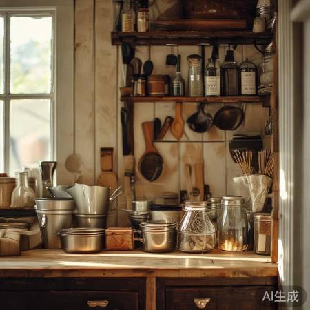 厨房角落储宝地