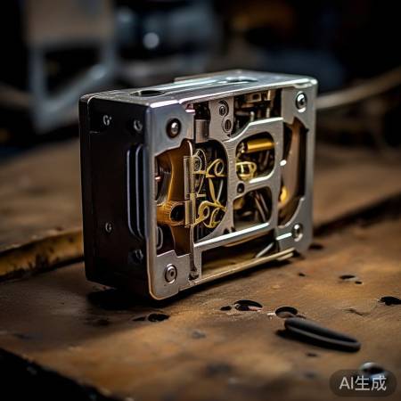 拆盖见锁核心，轻拿轻放。