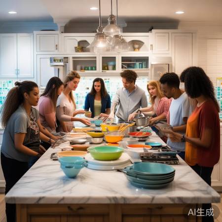 “穿衣之道,厨房同理。”