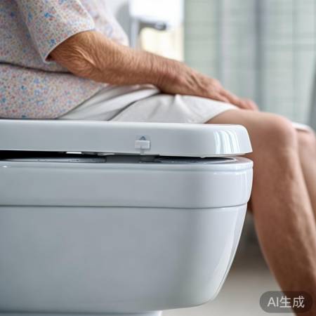 “老人专享，一键冲洗马桶”