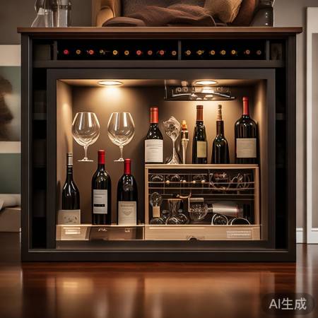 红酒柜收纳盒,实用美观