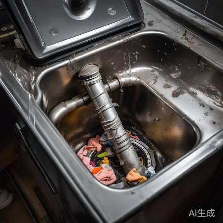 检查洗衣机排水管