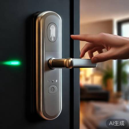 “指纹解锁，简单又安全”