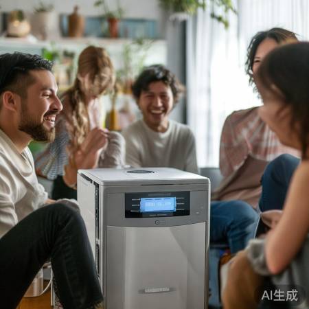 “扬子空气能制冷，节能凉快夏”