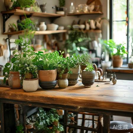 细节和谐，绿植添生机