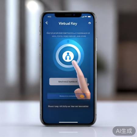 APP操作虚拟钥匙开锁