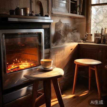 厨房小角落，歇脚品茶处