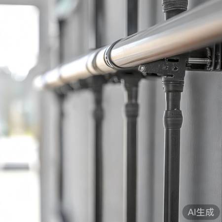 管道支架稳住热泵