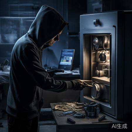 技术宅盗保险柜，锁芯破绽暴露