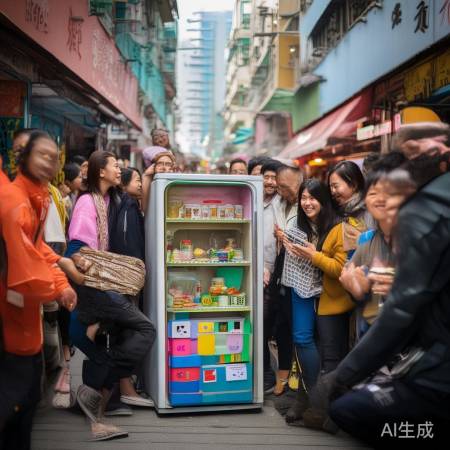 爱心冰箱，温暖无价