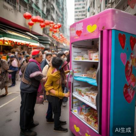 爱心冰箱，传递温暖