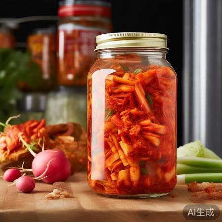 冰箱泡菜保质长,新鲜泡菜易坏。