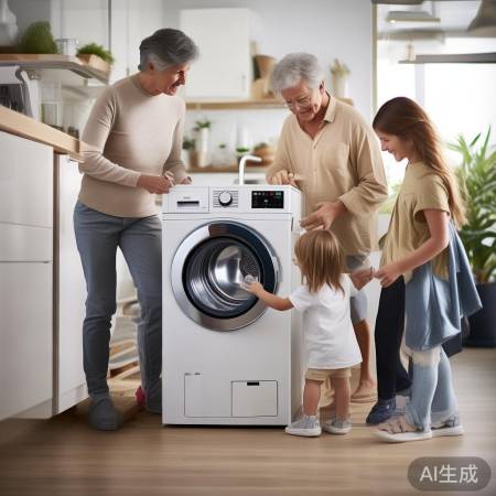 节水便捷洗衣机