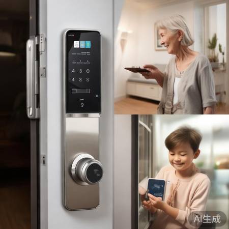 多种开锁，老人孩子友好