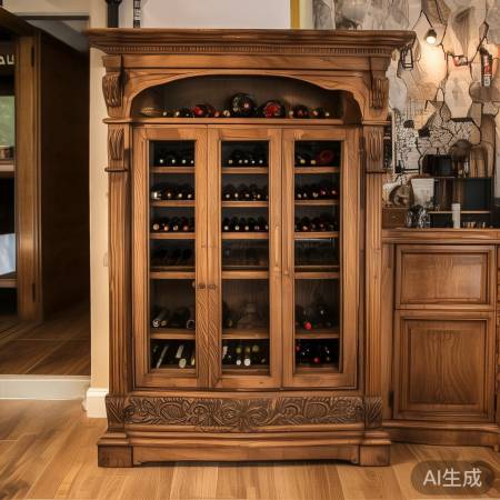 酒柜选材需考量风格与空间融合