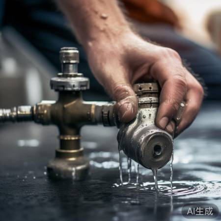 检查进水阀连接,防松动漏水