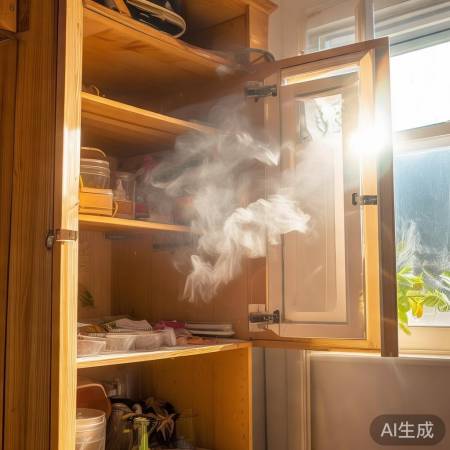 清洁柜后通风除味