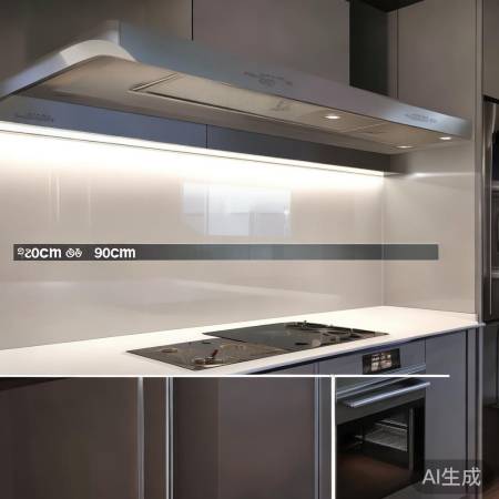 厨房油烟机高度适中