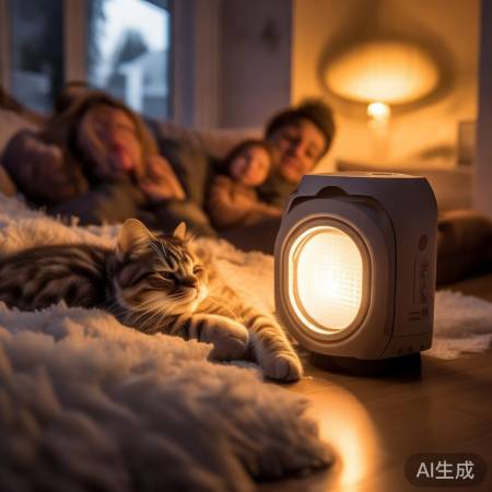 “冬天温暖神器,猫咪都呼噜噜”