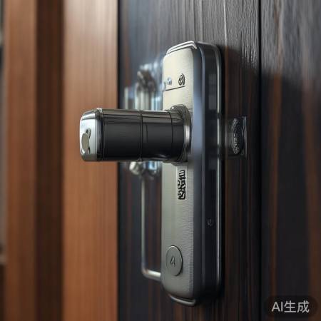 仔细观察指纹锁