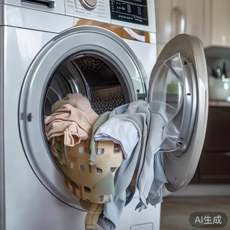 勿超重衣物入洗衣机