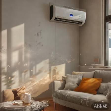 “空调先低风降温，再调至中风或