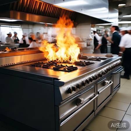 商用灶心红：火力大，节能省维护