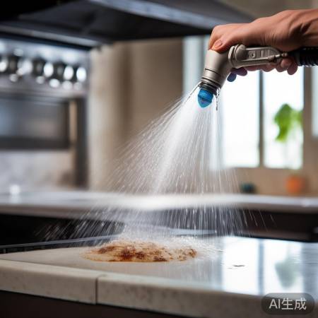 内置高压喷枪，高效洗油烟机