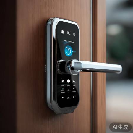 智能锁触摸屏，显示电量与开锁方