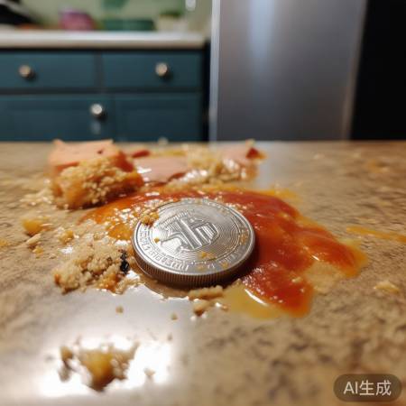 食物残留易染钱币