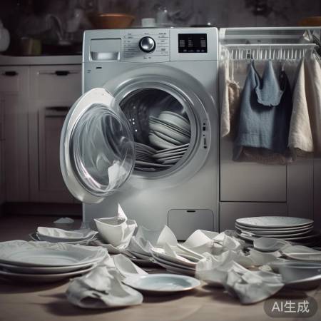 “梦碎碗：家务压力潜意识？”