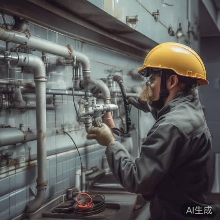 检查燃气管道，通风良好