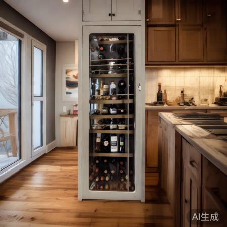 空间小，酒柜嵌入橱柜美！